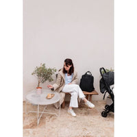 Borsa fasciatoio - TINEO - Forma a zaino - Trapuntata - Nera