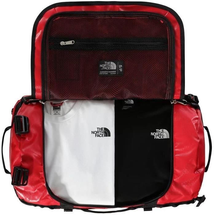 Borsa sportiva - THE NORTH FACE - Base Camp Duffel S - Rosso/Nero - 50 L