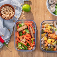 BOSCH - 3 contenitori ermetici sottovuoto: 0,7 L, 1,0 L e 1,5 L - Vassoio raccogligocce - Indicatore giorno e mese - Tritan