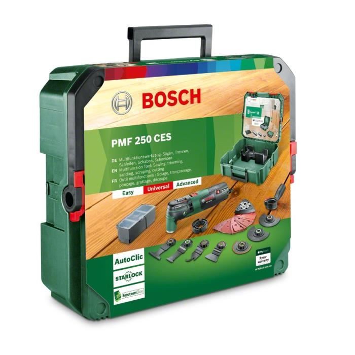 BOSCH Outil multifunzione - PMF 250 in SB + 20 AC