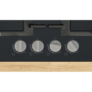 Bosch Piano Cottura Incasso Gasvetro Temper. 4zone 60cm Nero Pnp6b6k40