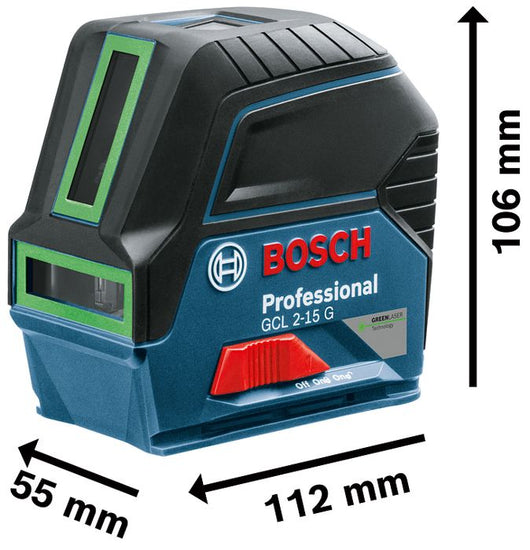 BOSCH PROFESSIONAL Livello laser combinato GCL 2-15 G set
