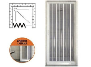 BOX DOCCIA PARETE DOCCIA BRIXO ANTA UNICA PVC MURENA H.185 LARGHEZZA 110/120CM