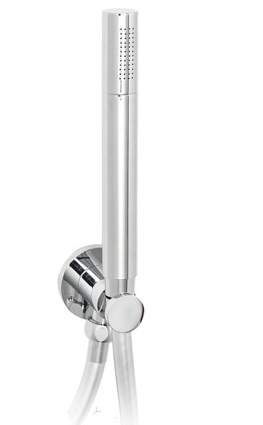 Doccetta Rotonda per Doccia Soffione Acciaio Cromo Moderno Top Line Metaform