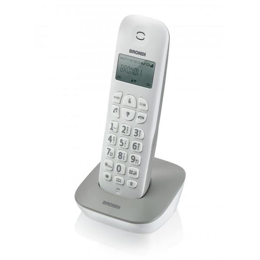 BRONDI GALA (BIANCO/GRIGIO) - TELEFONO CORDLESS SINGOLO