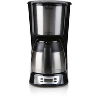 Caffettiera a filtro - DOMO - DO709K - 1000 W - 1 L - 8 tazze - Schermo LCD - Timer 24 ore - Acciaio inossidabile