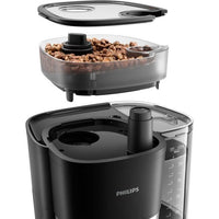 Caffettiera a filtro con macinacaffè integrato - PHILIPS - HD7888/01 - Fino a 10 tazze - 1,25 L - Nero / Argento