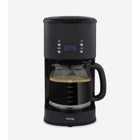 Caffettiera programmabile - HKoeNIG - MG32 - 1,5 L (12 tazze) - 1000 W - Schermo LCD - Mantieni caldo - Nero e acciaio inossidabile