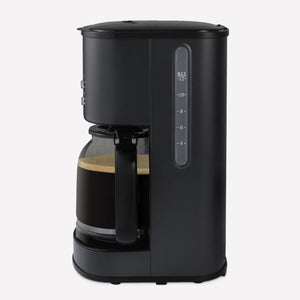 Caffettiera programmabile - HKoeNIG - MG32 - 1,5 L (12 tazze) - 1000 W - Schermo LCD - Mantieni caldo - Nero e acciaio inossidabile