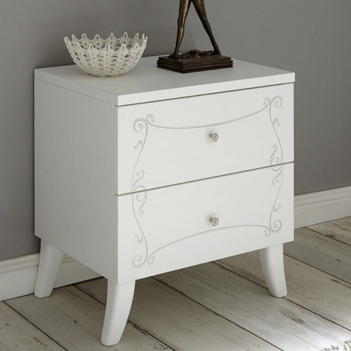 Camera da letto Ararat bianco opaco