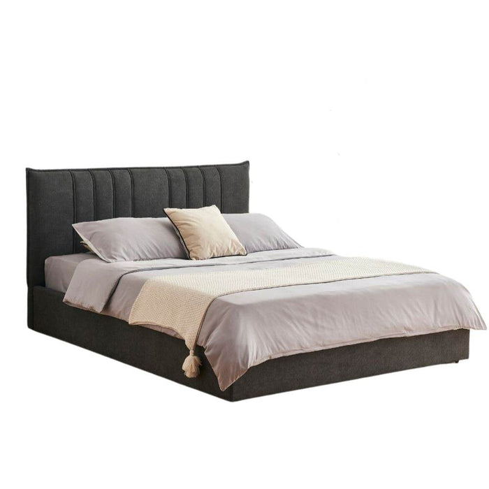 Camera da letto Dorotea armadio 3 ante scorrevoli grigio reina e cenere