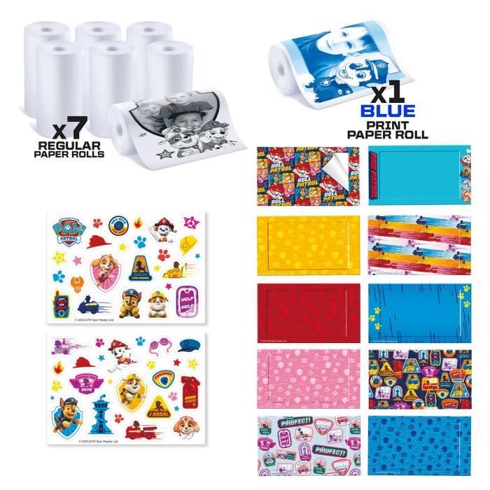 Canal Toys - Ricarica per fotocamera istantanea Paw Patrol: foto, selfie, video