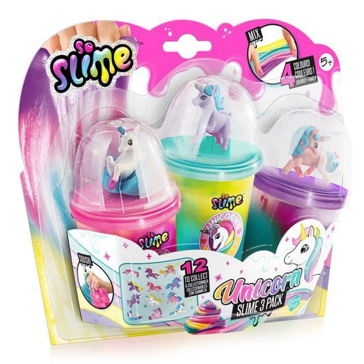 Canal Toys - So Slime - Confezione da 3 unicorni da collezione - SSC 269 - Canal Toys
