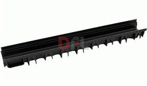 CANALETTA MODULARE A15 RACCOLTA ACQUE IN POLIPROPILENE PEDONABILE CM 100x13xH15