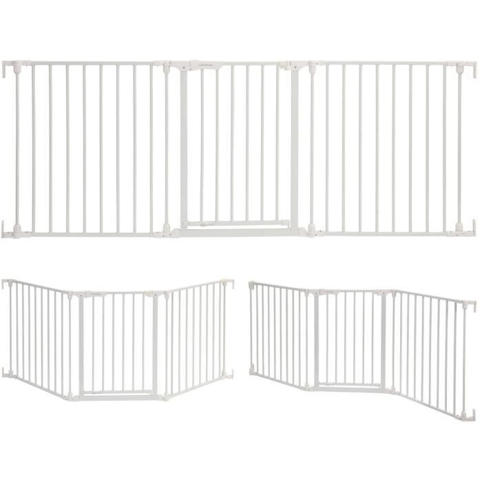 Cancelletto di sicurezza per bambini - Discovery 3 - DREAMBABY - 74,5 cm a 1,95 cm - Bianco