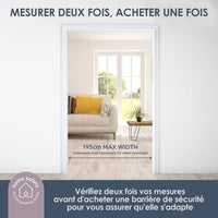 Cancelletto di sicurezza per bambini - Discovery 3 - DREAMBABY - 74,5 cm a 1,95 cm - Bianco