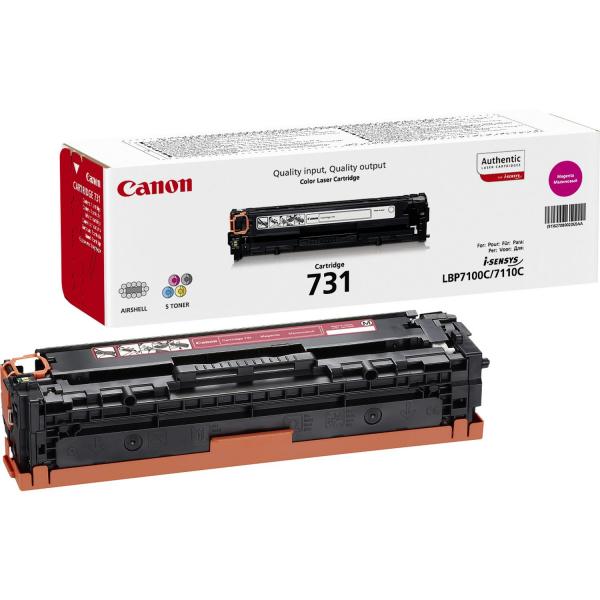 Canon 731 cartuccia toner 1 pz Originale Magenta (Canon 6270B002 [731M] Toner magenta 1.5K pages)