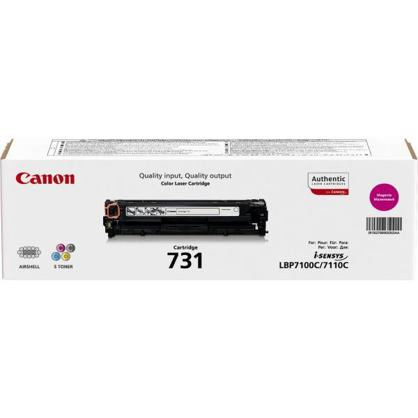 Canon 731 cartuccia toner 1 pz Originale Magenta (Canon 6270B002 [731M] Toner magenta 1.5K pages)