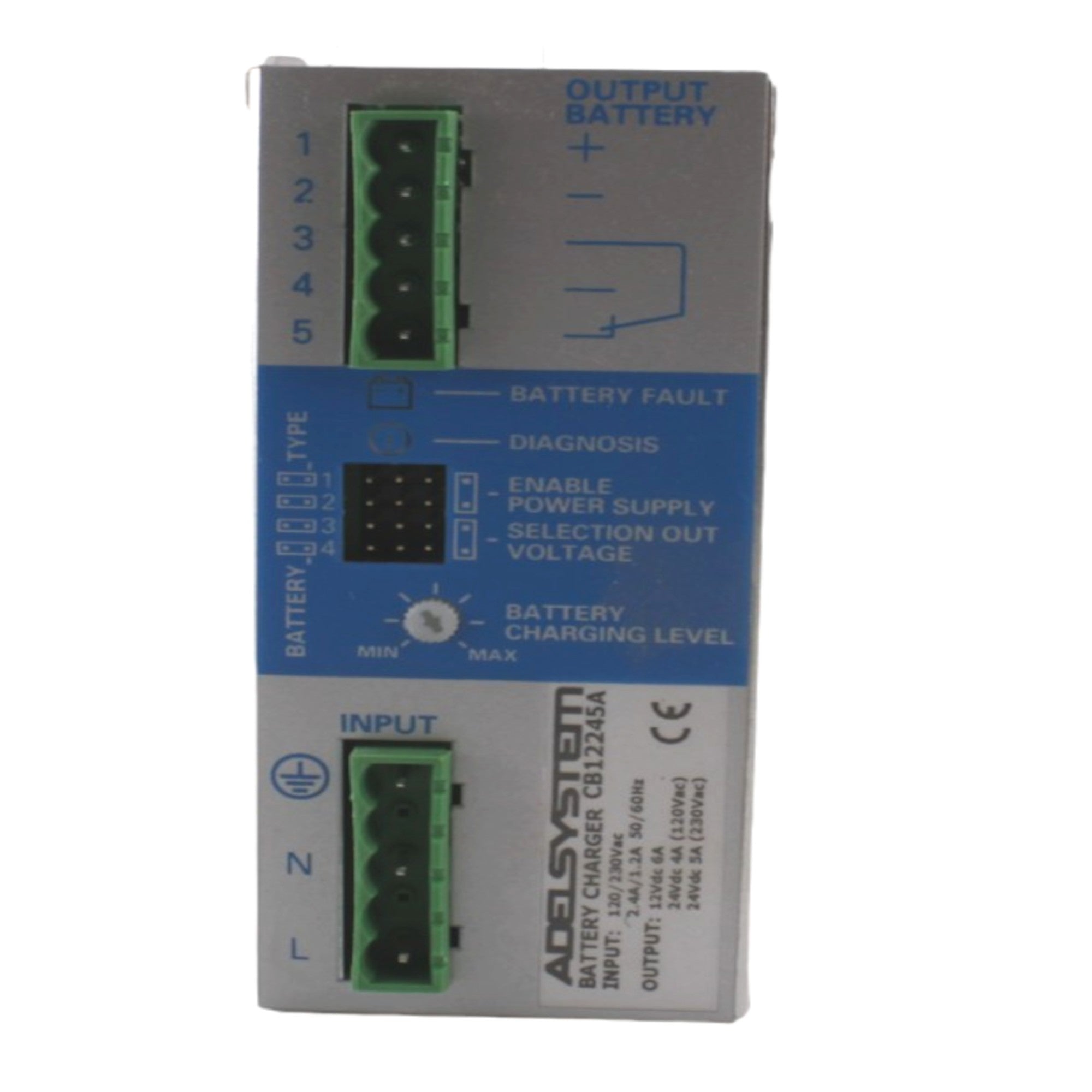 Caricabatterie 115-230-277VAC 120W Adel System