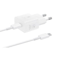 Caricabatterie rapido SAMSUNG Sector - USB C da 25 W (con cavo) - Bianco