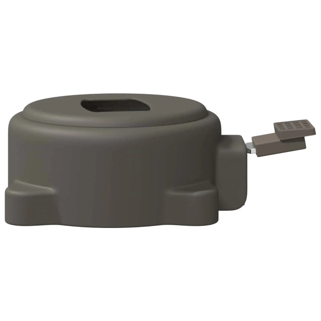 Base per ombrellone-Supporto per ombrellone Argento 23 x 14 x 6 cm