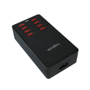 Caricatore da Tavolo a 8 porte USB 44W Nero