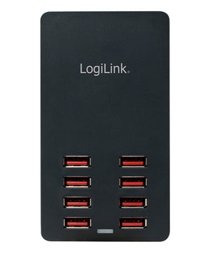Caricatore da Tavolo a 8 porte USB 44W Nero