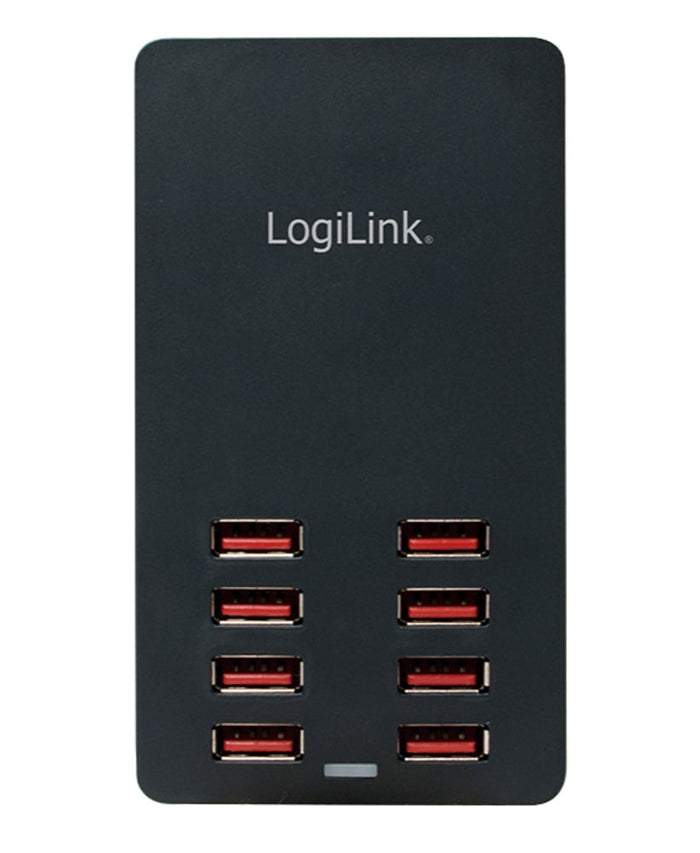 Caricatore da Tavolo a 8 porte USB 44W Nero