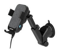 Caricatore rapido da Auto Wireless 10W doppio aggancio e sensore touch