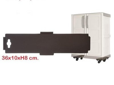 CARRELLI SPOSTA MOBILI RETTANGOLARI CM.36x10x8 PORTATA MAX 170KG