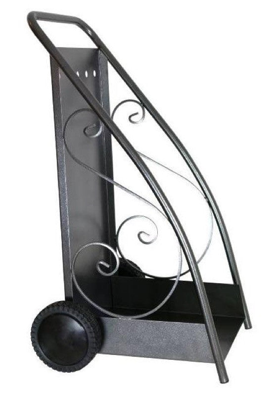 CARRELLO PORTALEGNA CLASSICO IN FERRO MODELLO PESANTE CM. 40X52X90H