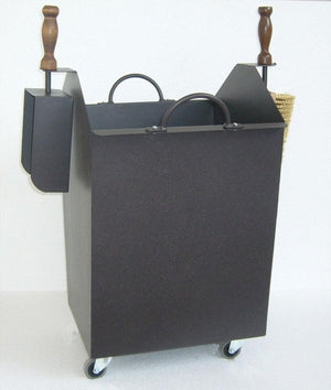 CARRELLO PORTALEGNA WOOD BOX FERRO BATTUTO CRUCCOLINI CARRELLI PORTA LEGNA