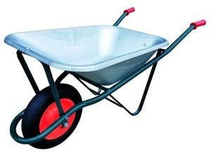 CARRIOLA CON VASCA IN LAMIERA ZINCATA LT. 70