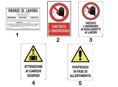 CARTELLO SEGNALATORE PONTEGGI IN ALLESTIMENTO