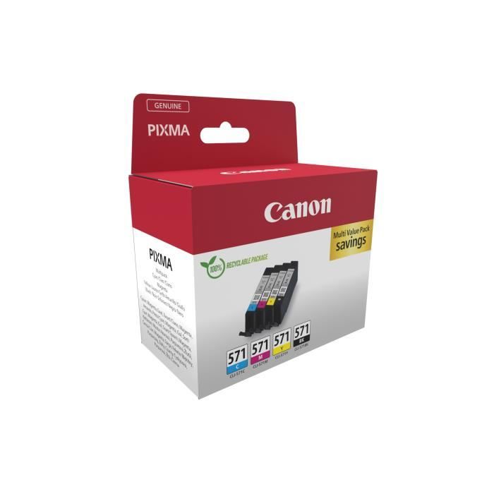 Cartucce d'inchiostro multipack - CANON - CLI-571 Nero/Ciano/Magenta/Giallo