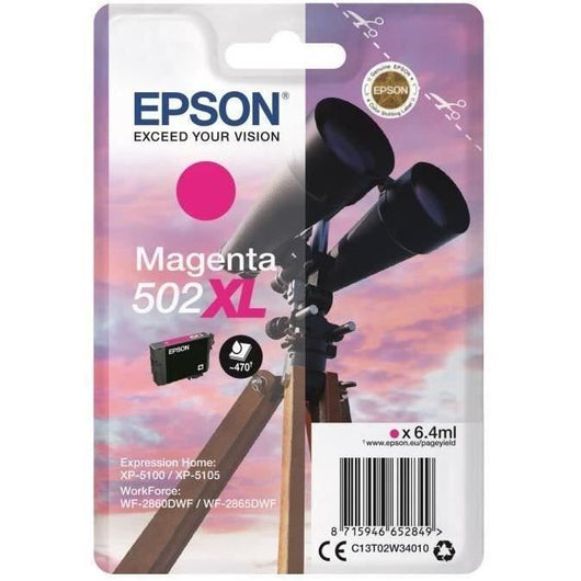 Cartuccia EPSON doppia - Magenta XL 502