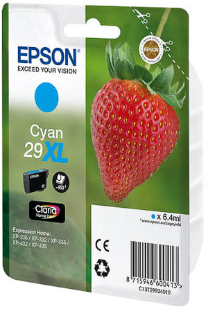 CARTUCCIA EPSON T29XL CY FRAGOLA