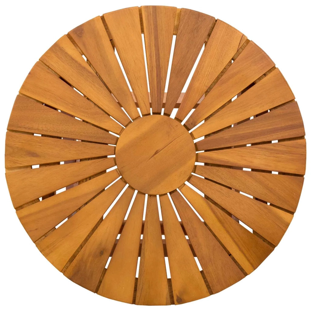 Tavolo da bistrot Naturale Ø45 x 45 cm Legno di Acacia Massello 42024977