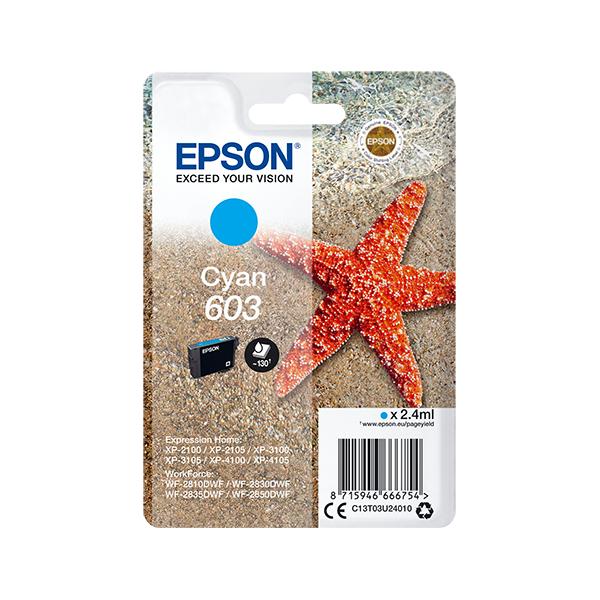 CARTUCCIA EPSON T603 CYAN 2.4ml