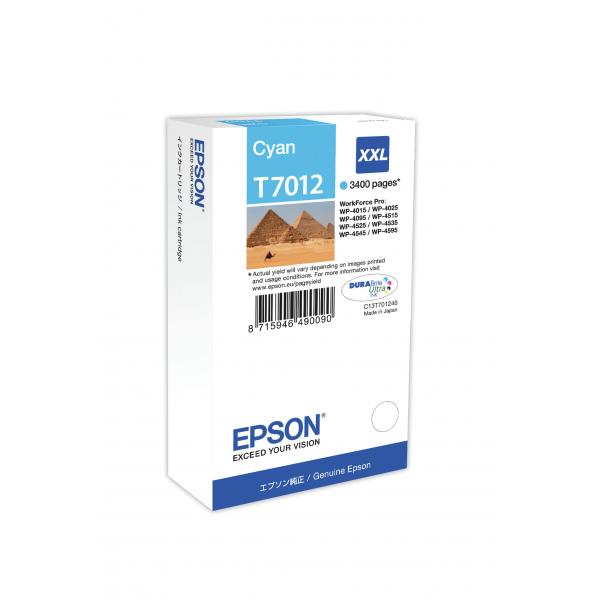 CARTUCCIA EPSON T7012 XXL CYANO 3400PG