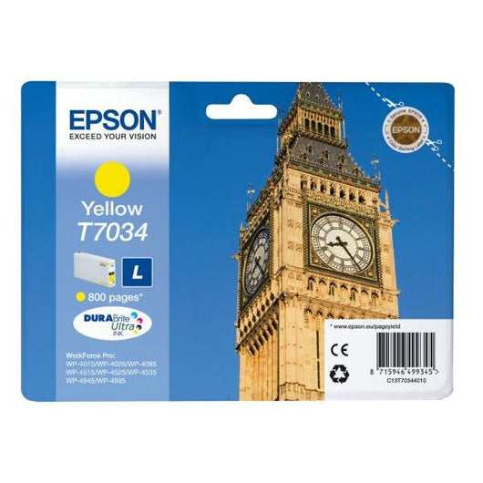 CARTUCCIA EPSON T7034 YELLOW 800PG