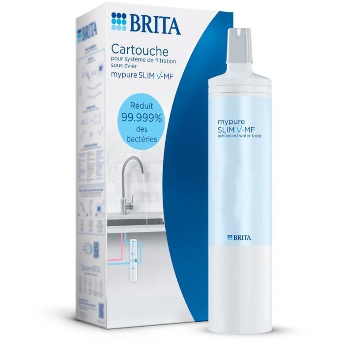 Cartuccia filtrante - BRITA - Mypure SLIM V-MF - 8000 L di acqua filtrata / 12 mesi - 3 livelli di filtrazione