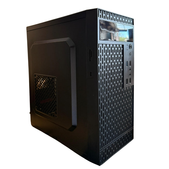 Case KTX TX-602 - Alimentatore NON incluso - Pannello frontale USB 2.0 + USB 3.0 / Ingresso Audio - Micro-Atx - Nero