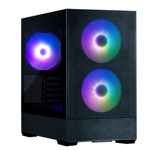 Case Mini Tower per PC senza alimentatore - ZALMAN P30 AIR (Nero) - Micro ATX/Mini-ITX - 3x140mm A-RGB - Mesh - USB-C/3.0/Audio HD