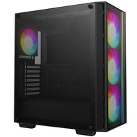 Case PC - DEEPCOOL - MATREXX 55 V4 Mesh C - Tower medio - ATX - Vetro temperato - Frontale mesh - ARGB - Nero