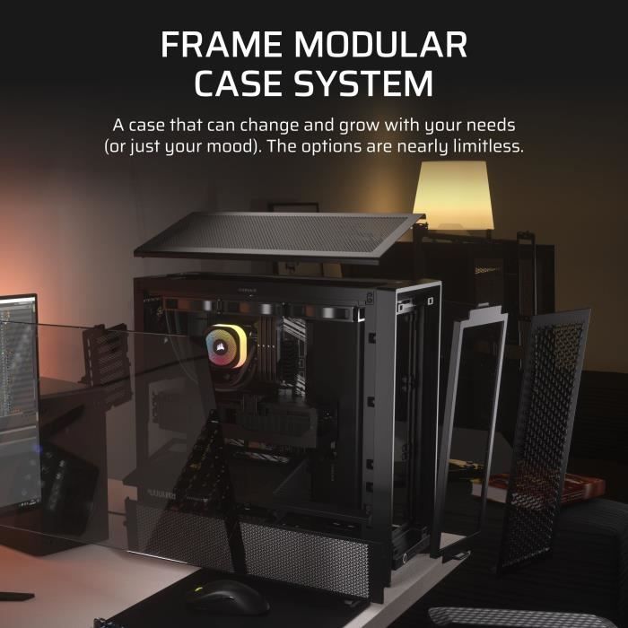 Case per PC - CORSAIR - Serie FRAME 4000D - Mid-Tower - Nero