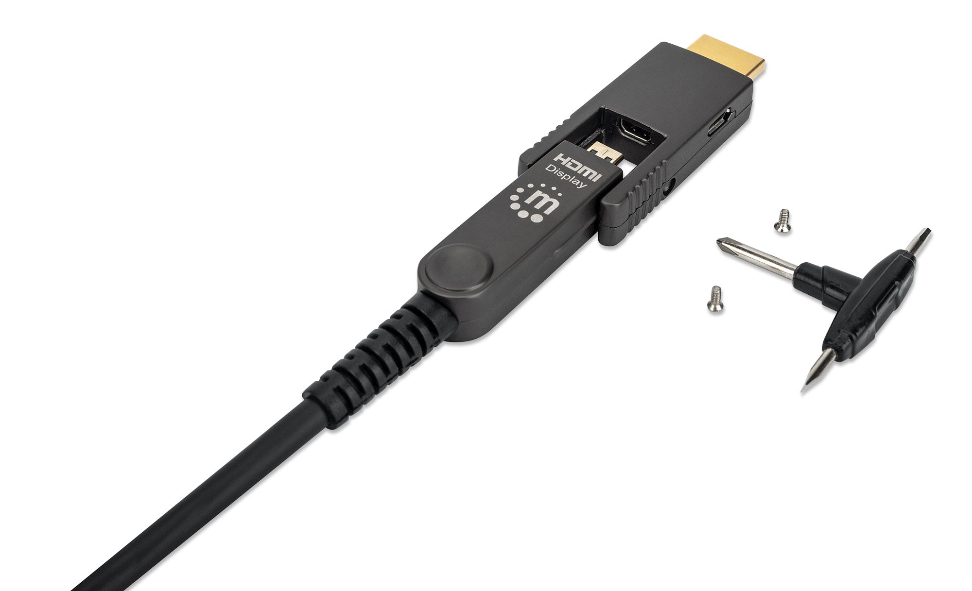 Cavo HDMI Attivo in Fibra Ottica con Connettore Staccabile 20m