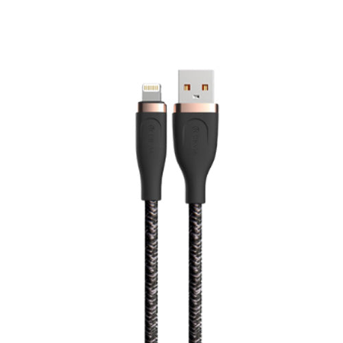 CAVO INTRECCIATO USB A LIGHTNING 2,4 A B