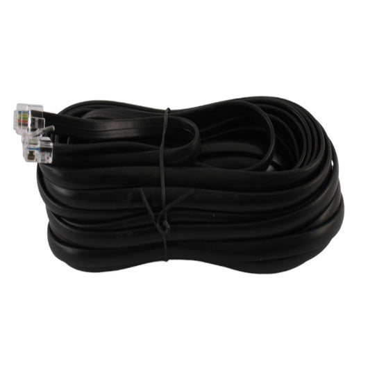 Cavo modulare telefono da spina RJ12 a spina RJ12 6P6C 10mt nero Aleyay