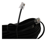 Cavo modulare telefono da spina RJ12 a spina RJ12 6P6C 10mt nero Aleyay